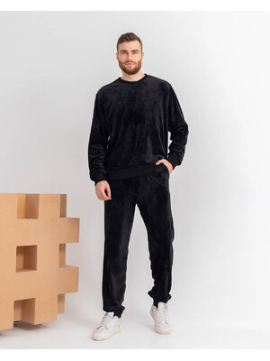 Купить Велюровый костюм с длинным рукавом LNGR 170637 в Украина в Lingerie.ua - Одяг для дому та відпочинку, Фото 4