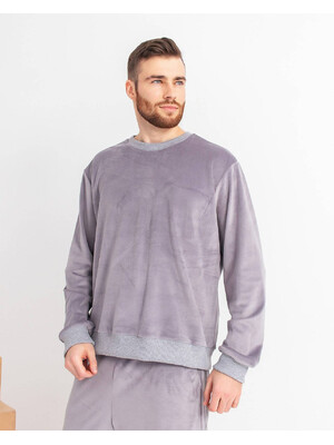 Купить Велюровый костюм с длинным рукавом LNGR 170637 в Украина в Lingerie.ua - Одяг для дому та відпочинку, Фото 3