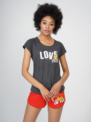 Купить Хлопковый комплект с шортами VIENETTA 1090710000 в Украина в Lingerie.ua - Одяг для дому та відпочинку, Фото 1