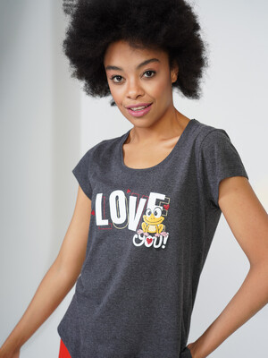 Купить Хлопковый комплект с шортами VIENETTA 1090710000 в Украина в Lingerie.ua - Одяг для дому та відпочинку, Фото 2