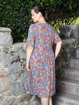 Купить Платье из вискозы летнее большого размера COCOON J2-2224 в Украина в Lingerie.ua - Одяг для дому та відпочинку, Фото 4