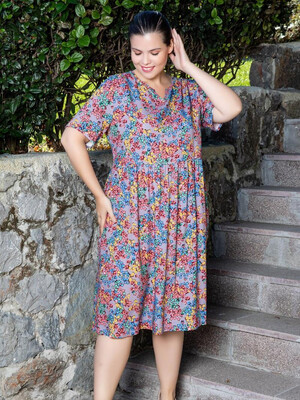 Купить Платье из вискозы летнее большого размера COCOON J2-2224 в Украина в Lingerie.ua - Одяг для дому та відпочинку, Фото 5