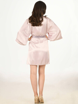 Купить Шелковый комплект из ночной сорочки и халата VIENETTA 1609874852 в Украина в Lingerie.ua - Одяг для дому та відпочинку, Фото 3