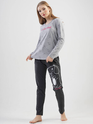 Купить Комплект женский  пижама VIENETTA 2010712797 из хлопка в Украина в Lingerie.ua - Одяг для дому та відпочинку, Фото 1