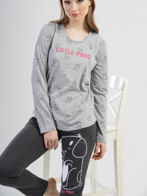 Купить Комплект женский  пижама VIENETTA 2010712797 из хлопка в Украина в Lingerie.ua - Одяг для дому та відпочинку, Фото 2