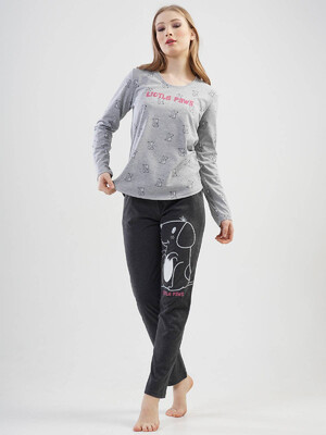 Купить Комплект женский  пижама VIENETTA 2010712797 из хлопка в Украина в Lingerie.ua - Одяг для дому та відпочинку, Фото 6