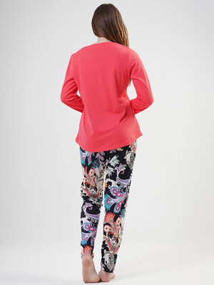 Купить Хлопковый комплект женский с длинным рукавом VIENETTA 1121320229 в Украина в Lingerie.ua - Одяг для дому та відпочинку, Фото 7