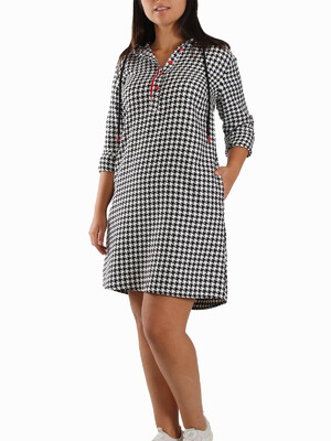 Купить Фланелевое короткое платье с капюшоном JEN 02404 в Украина