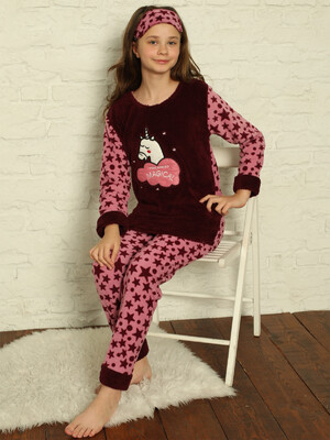 Купить Теплая пижама для девочки MINIMOON 7097 в Украина в Lingerie.ua - Одяг для дому та відпочинку, Фото 3