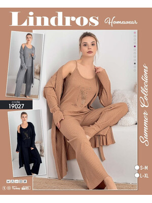 Купить К-т LINDROS 19027 3-ка рубчик бавовна в Украина