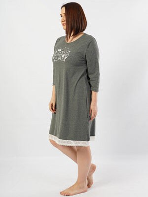 Купить Ночная сорочка (туника) из хлопка VIENETTA 1040020000 в Украина в Lingerie.ua - Одяг для дому та відпочинку, Фото 3