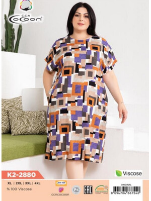 Купить Платье женское свободного покроя COCOON К2-2880 в Украина в Lingerie.ua - Одяг для дому та відпочинку, Фото 4