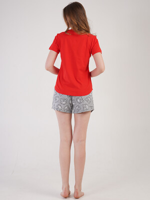 Купить Хлопковая пижама с шортами VIENETTA 2115162923 в Украина в Lingerie.ua - Одяг для дому та відпочинку, Фото 7