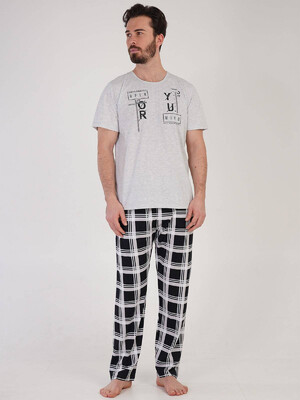 Купить Хлопковый комплект с брюками VIENETTA MAN 2122676006 в Украина в Lingerie.ua - Одяг для дому та відпочинку, Фото 1