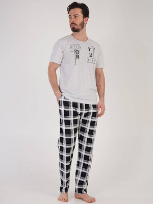 Купить Хлопковый комплект с брюками VIENETTA MAN 2122676006 в Украина в Lingerie.ua - Одяг для дому та відпочинку, Фото 2