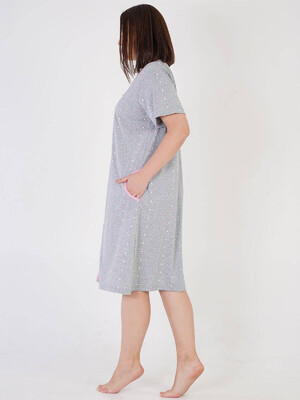 Купить Хлопковый халат на молнии VIENETTA 2116280022 в Украина в Lingerie.ua - Одяг для дому та відпочинку, Фото 3