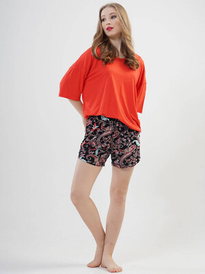 Купить Хлопковый комплект с шортами VIENETTA 1114902451 в Украина в Lingerie.ua - Одяг для дому та відпочинку, Фото 6