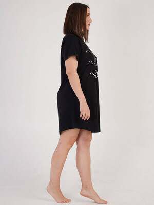 Купить Хлопковая ночная сорочка с коротким рукавом VIENETTA 2121140000 в Украина в Lingerie.ua - Одяг для дому та відпочинку, Фото 3