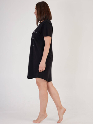 Купить Хлопковая ночная сорочка с коротким рукавом VIENETTA 2121140000 в Украина в Lingerie.ua - Одяг для дому та відпочинку, Фото 4