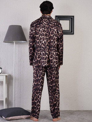 Купить Шелковая пижама с леопардовым принтом VIENETTA MAN 1611920000 в Украина в Lingerie.ua - Одяг для дому та відпочинку, Фото 3