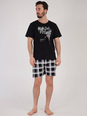 Купить Хлопковый костюм с шортами VIENETTA MAN 2122616006 в Украина в Lingerie.ua - Одяг для дому та відпочинку, Фото 2