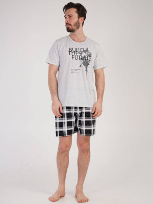 Купить Хлопковый костюм с шортами VIENETTA MAN 2122616006 в Украина в Lingerie.ua - Одяг для дому та відпочинку, Фото 3