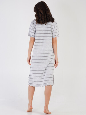 Купить Хлопковая туника с коротким рукавом VIENETTA 2112041769 в Украина в Lingerie.ua - Одяг для дому та відпочинку, Фото 3