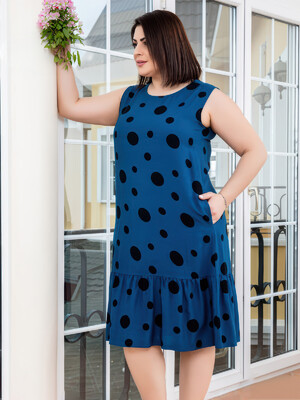 Купить Сарафан летний в горох COCOON J2-2574 в Украина в Lingerie.ua - Одяг для дому та відпочинку, Фото 1