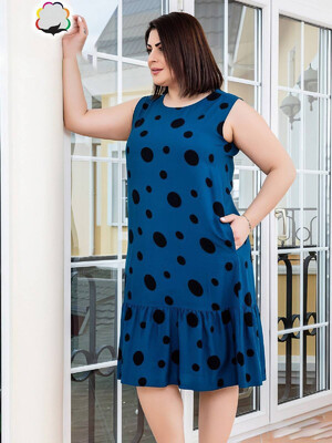 Купить Сарафан летний в горох COCOON J2-2574 в Украина в Lingerie.ua - Одяг для дому та відпочинку, Фото 2