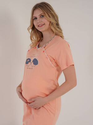 Хлопковая туника для беременных и кормящих мам VIENETTA 2123110000