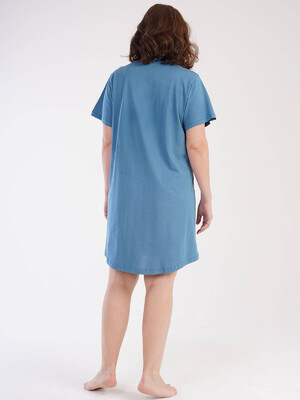 Купить Хлопковая ночная сорочка свободного покроя VIENETTA 2121790000 в Украина в Lingerie.ua - Одяг для дому та відпочинку, Фото 2