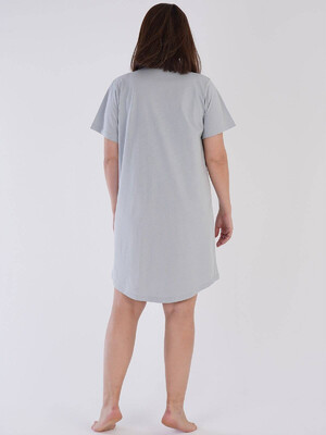 Купить Хлопковая ночная сорочка большого размера VIENETTA 2121020000 в Украина в Lingerie.ua - Одяг для дому та відпочинку, Фото 5