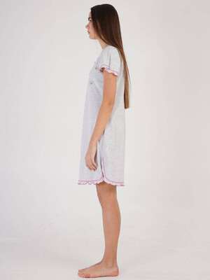 Купить Хлопковая ночная сорочка на пуговицах VIENETTA 3020010000 в Украина в Lingerie.ua - Одяг для дому та відпочинку, Фото 4