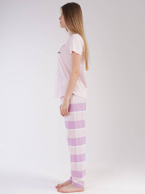 Купить Бавовняний комплект зі штанами VIENETTA 2112241494 в Украина в Lingerie.ua - Одяг для дому та відпочинку, Фото 4