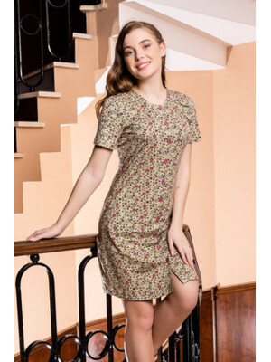 Купить Летний короткий халат на пуговицах COCOON J4-4179 в Украина в Lingerie.ua - Одяг для дому та відпочинку, Фото 3