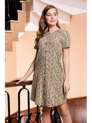 Купить Летний короткий халат на пуговицах COCOON J4-4179 в Украина в Lingerie.ua - Одяг для дому та відпочинку, Фото 4