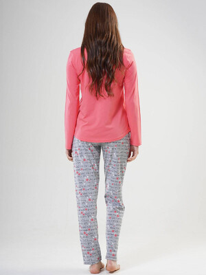 Купить Хлопковая пижама с брюками VIENETTA 2041780021 в Украина в Lingerie.ua - Одяг для дому та відпочинку, Фото 5