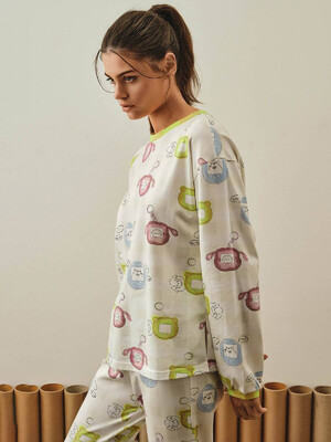 Купить Хлопковая пижама с длинным рукавом и брюками HAYS 27212 в Украина в Lingerie.ua - Одяг для дому та відпочинку, Фото 15