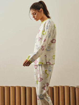 Купить Хлопковая пижама с длинным рукавом и брюками HAYS 27212 в Украина в Lingerie.ua - Одяг для дому та відпочинку, Фото 14