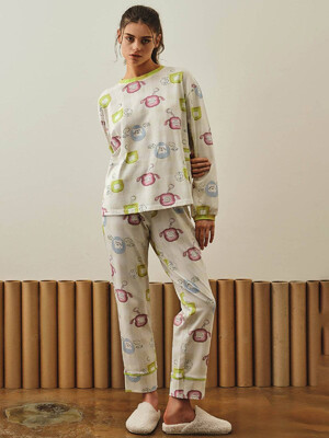 Купить Хлопковая пижама с длинным рукавом и брюками HAYS 27212 в Украина в Lingerie.ua - Одяг для дому та відпочинку, Фото 13