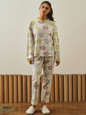 Купить Хлопковая пижама с длинным рукавом и брюками HAYS 27212 в Украина в Lingerie.ua - Одяг для дому та відпочинку, Фото 5