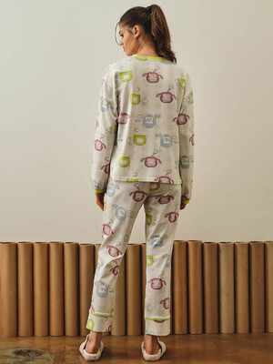 Купить Хлопковая пижама с длинным рукавом и брюками HAYS 27212 в Украина в Lingerie.ua - Одяг для дому та відпочинку, Фото 17