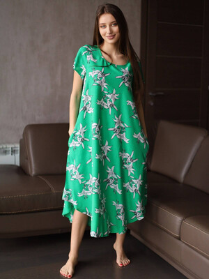 Купить Летнее платье из штапеля LINGERIE 170584 Bali  в Украина в Lingerie.ua - Одяг для дому та відпочинку, Фото 5