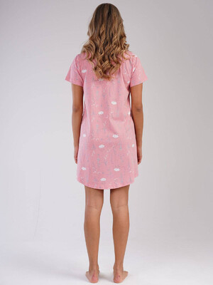 Купить Хлопковая ночная сорочка с цветочным принтом VIENETTA 2123600751 в Украина в Lingerie.ua - Одяг для дому та відпочинку, Фото 4