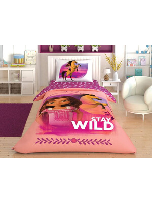 Купить Односпальный комплект постельного белья ТАС Disney Spirit Stay Wild с простыней на резинке в Украина в Lingerie.ua - Одяг для дому та відпочинку, Фото 2