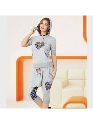 Комплект женский из футболки и капри ANIL 9274