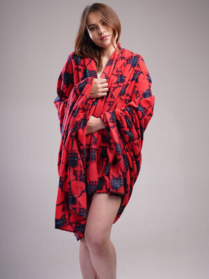 Купить Плед VIENETTA 2041330186 флис в Украина в Lingerie.ua - Одяг для дому та відпочинку, Фото 1