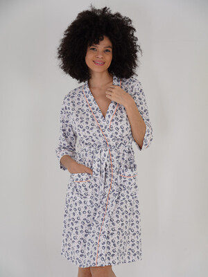 Купить Хлопковый халат с карманами VIENETTA 2122517601 в Украина в Lingerie.ua - Одяг для дому та відпочинку, Фото 1