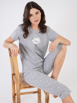 Купить Хлопковый комплект с бриджами VIENETTA 2115510771 в Украина в Lingerie.ua - Одяг для дому та відпочинку, Фото 1