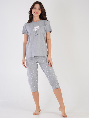 Купить Хлопковый комплект с бриджами VIENETTA 2115510771 в Украина в Lingerie.ua - Одяг для дому та відпочинку, Фото 2